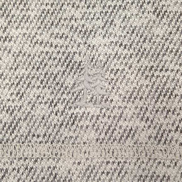 G.H. BASS Men's Sherpa Fleece Button Mock Sweater Moonstruck Heather Gray - 2X - Picture 3 of 10